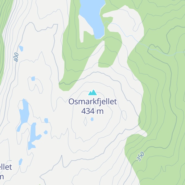 Map of Osmarkfjellet