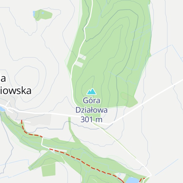 Map of Góra Działowa