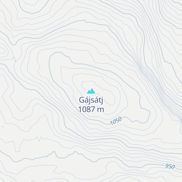 Map of Gájsátj