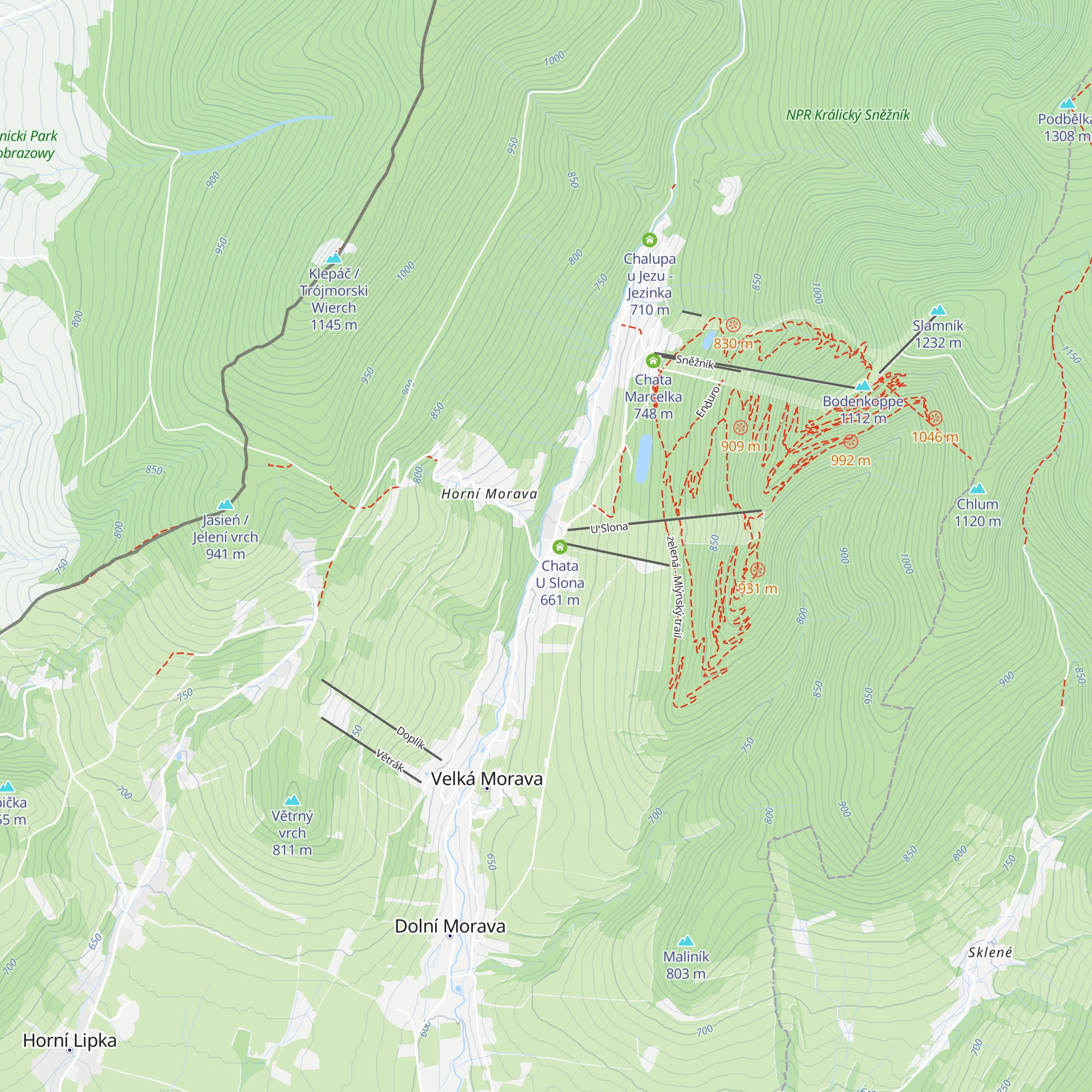 Chata Terezka map