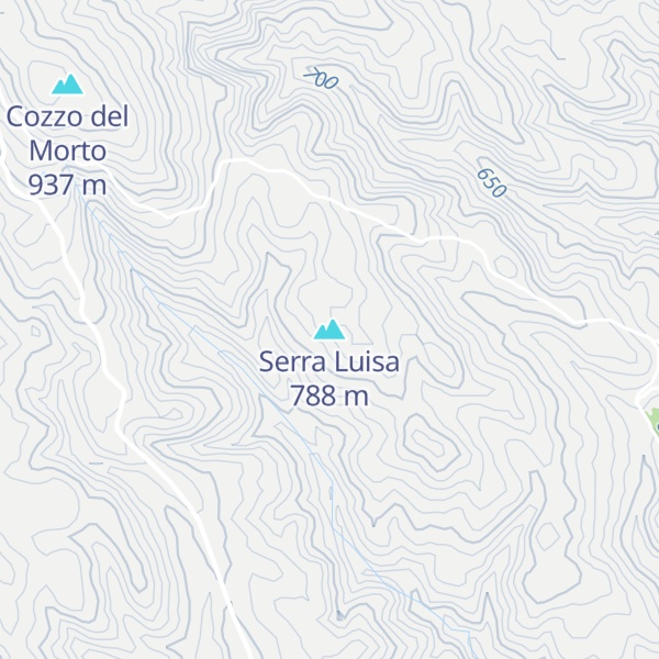 Map of Serra Luisa