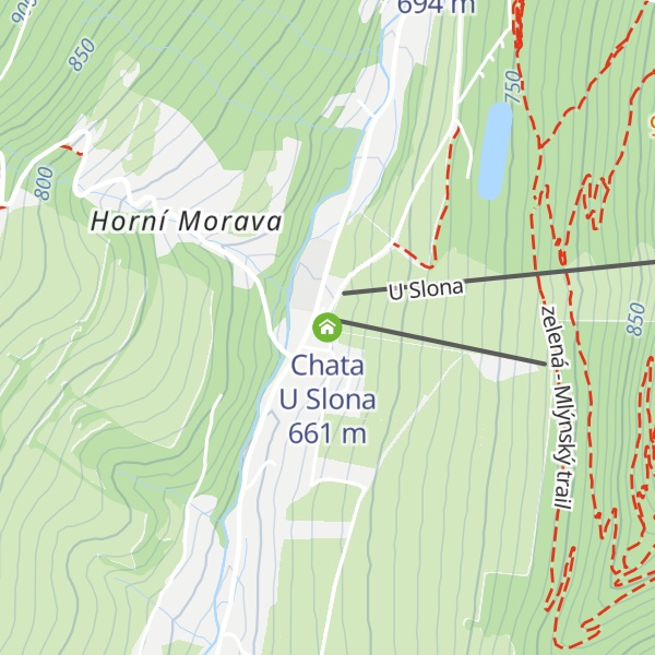 Map of Chata U Slona