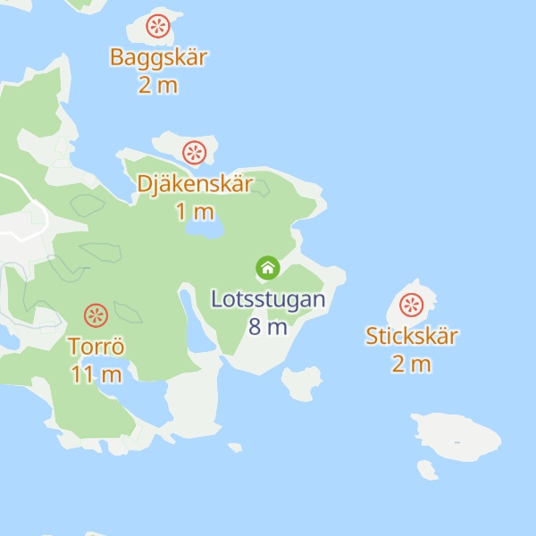 Map of Lotsstugan