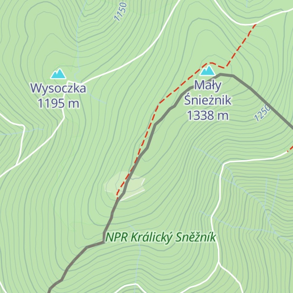Map of Hraniční skály
