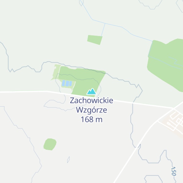 Map of Zachowickie Wzgórze
