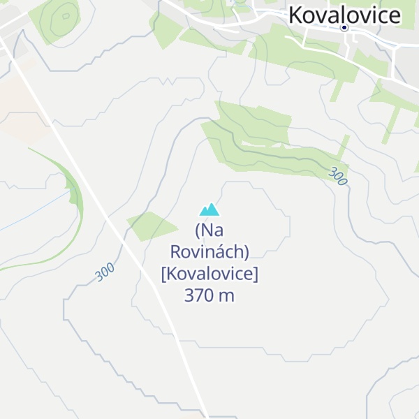 Map of (Na Rovinách) [Kovalovice]