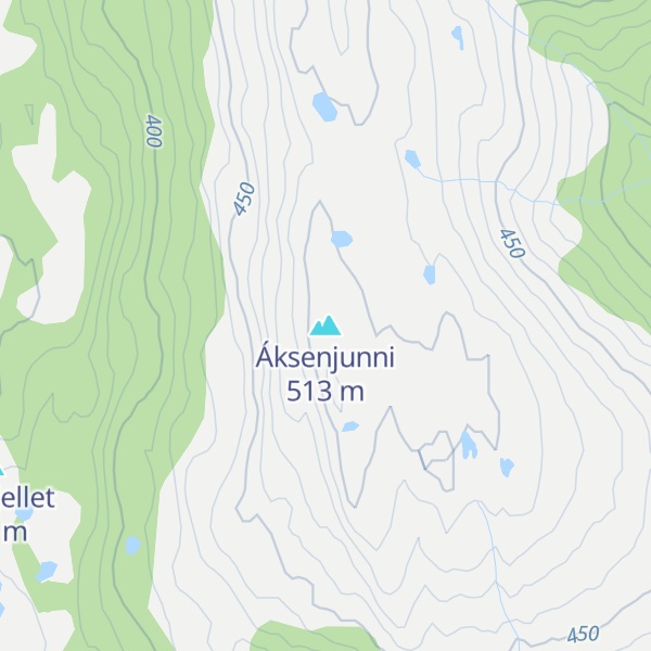 Map of Áksenjunni