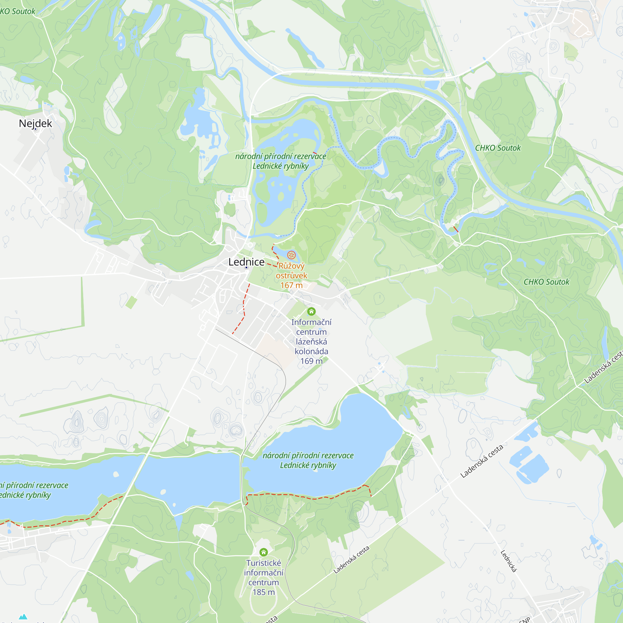 Informační centrum lázeňská kolonáda map