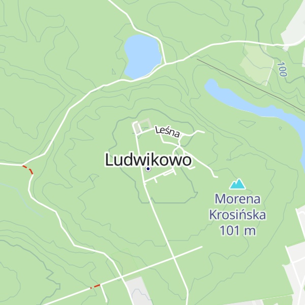 Map of Szwedzkie Góry