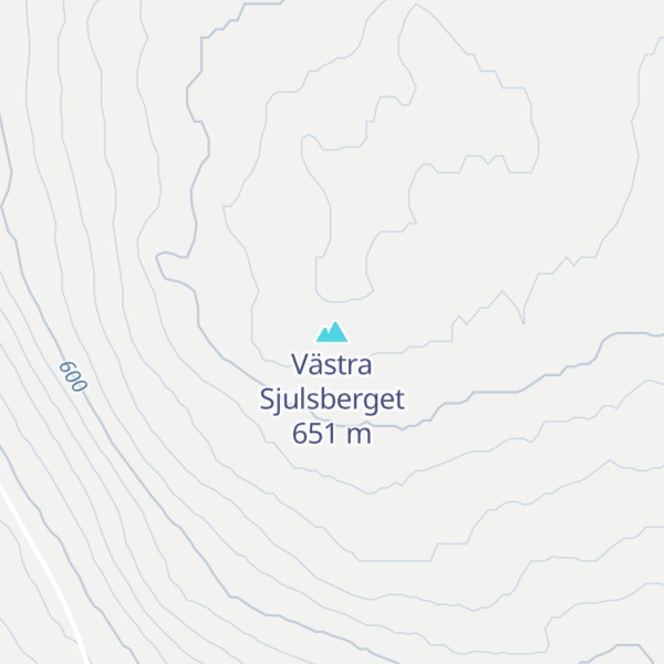 Map of Västra Sjulsberget