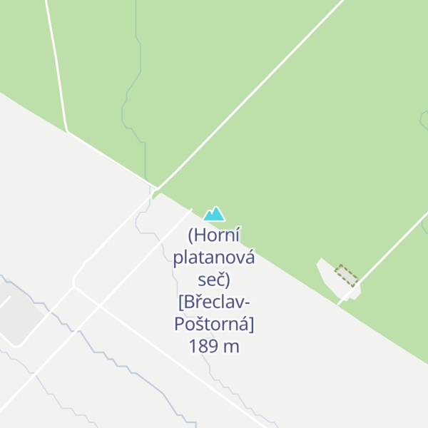 Map of (Horní platanová seč) [Břeclav-Poštorná]