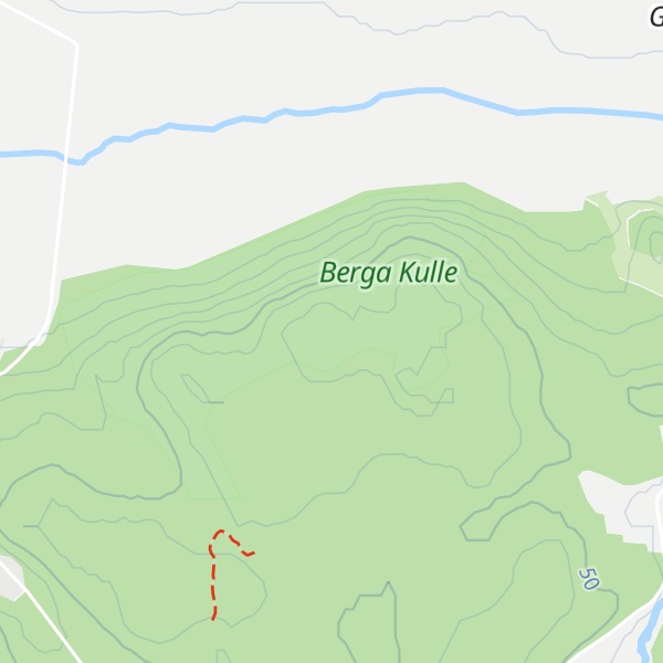 Map of Berga Kulle
