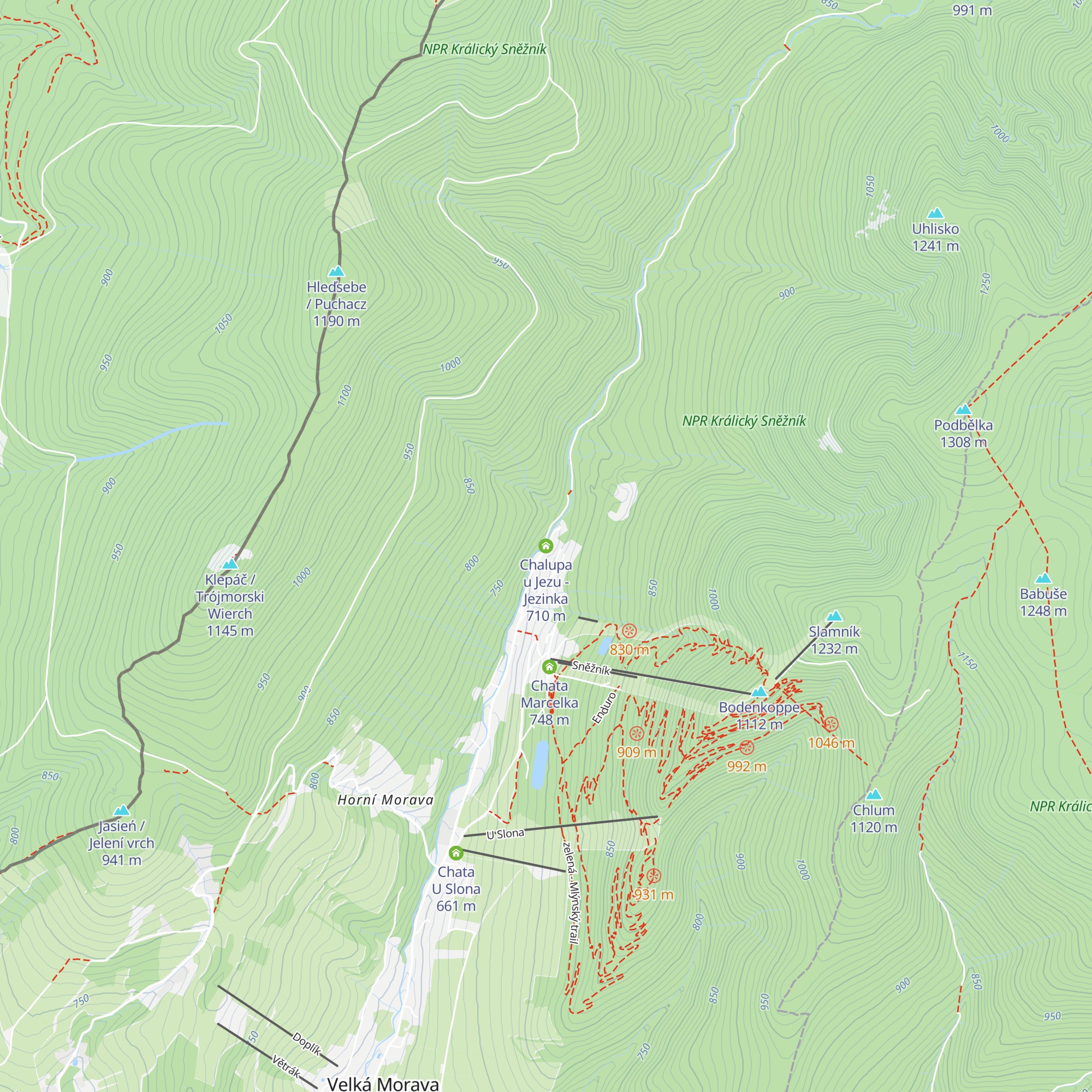 Chalupa u Jezu - Jezinka map