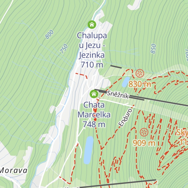Map of Chata Marcelka