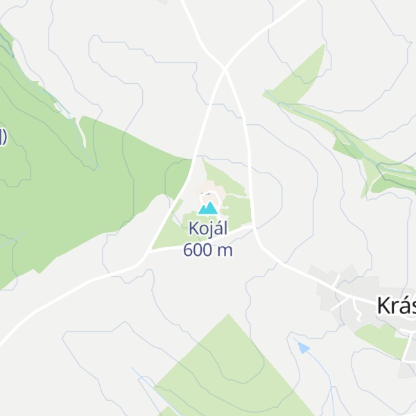Map of Kojál