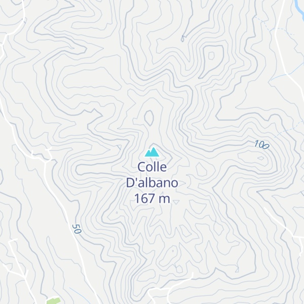 Map of Colle D'albano