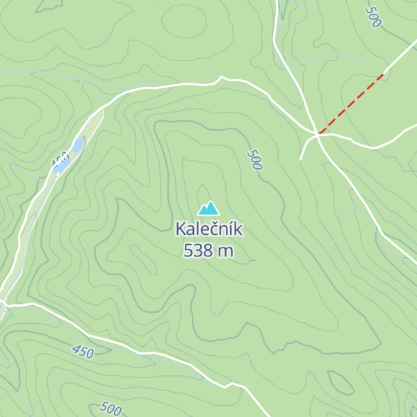 Map of Kalečník