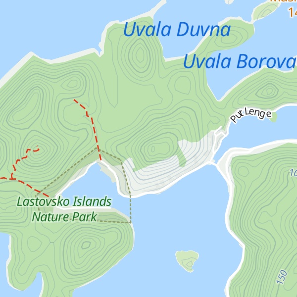 Map of Mostni vrh