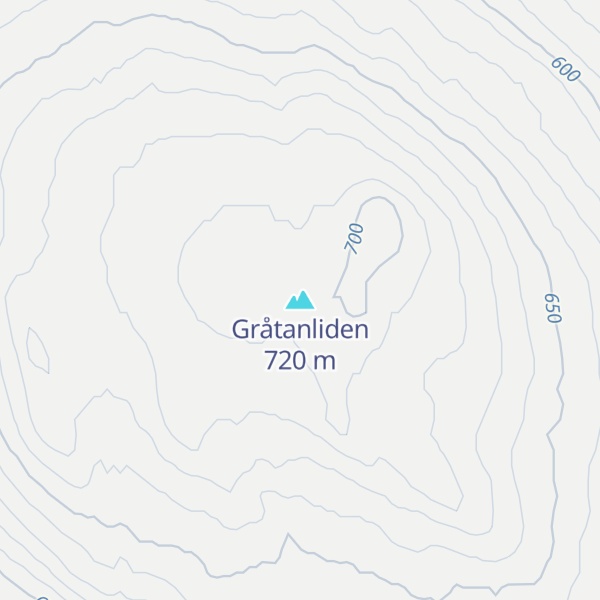 Map of Gråtanliden