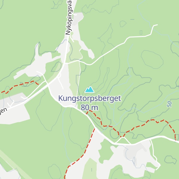 Map of Kungstorpsberget