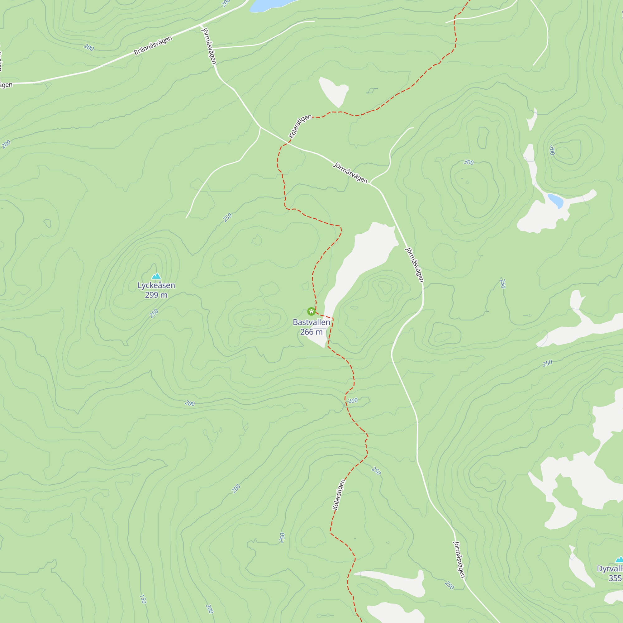 Bastvallen map