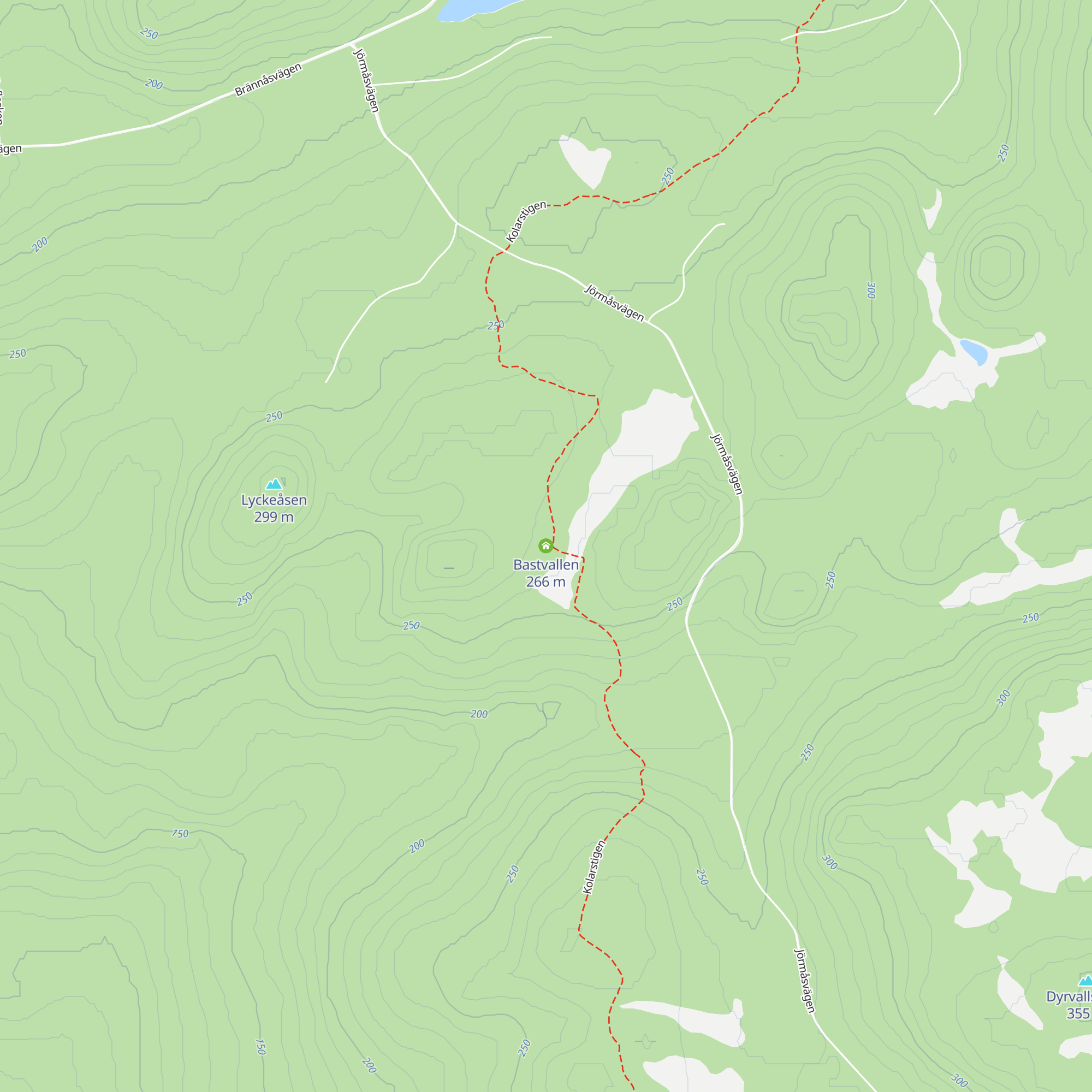 Bastvallen map