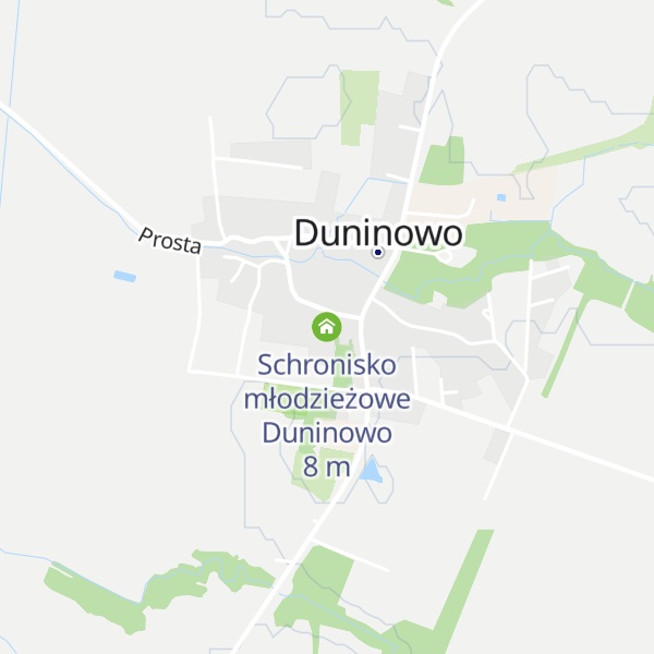 Map of Schronisko młodzieżowe Duninowo