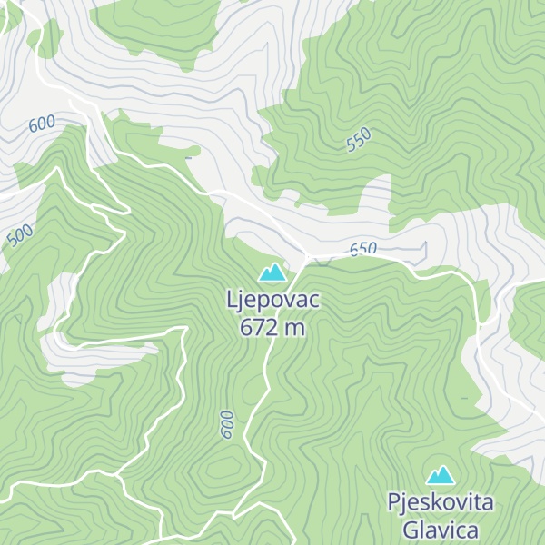 Map of Ljepovac