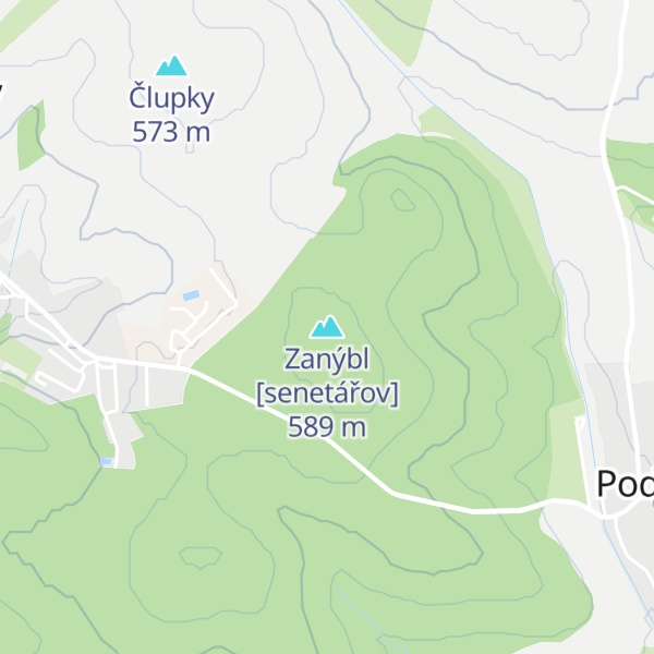 Map of Zanýbl [senetářov]