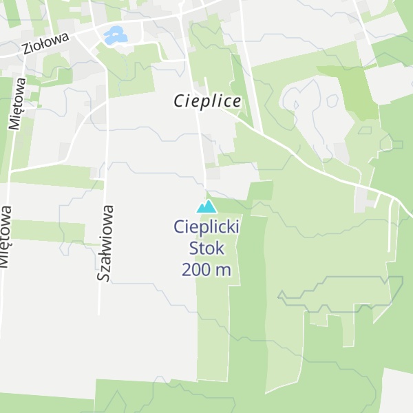 Map of Cieplicki Stok