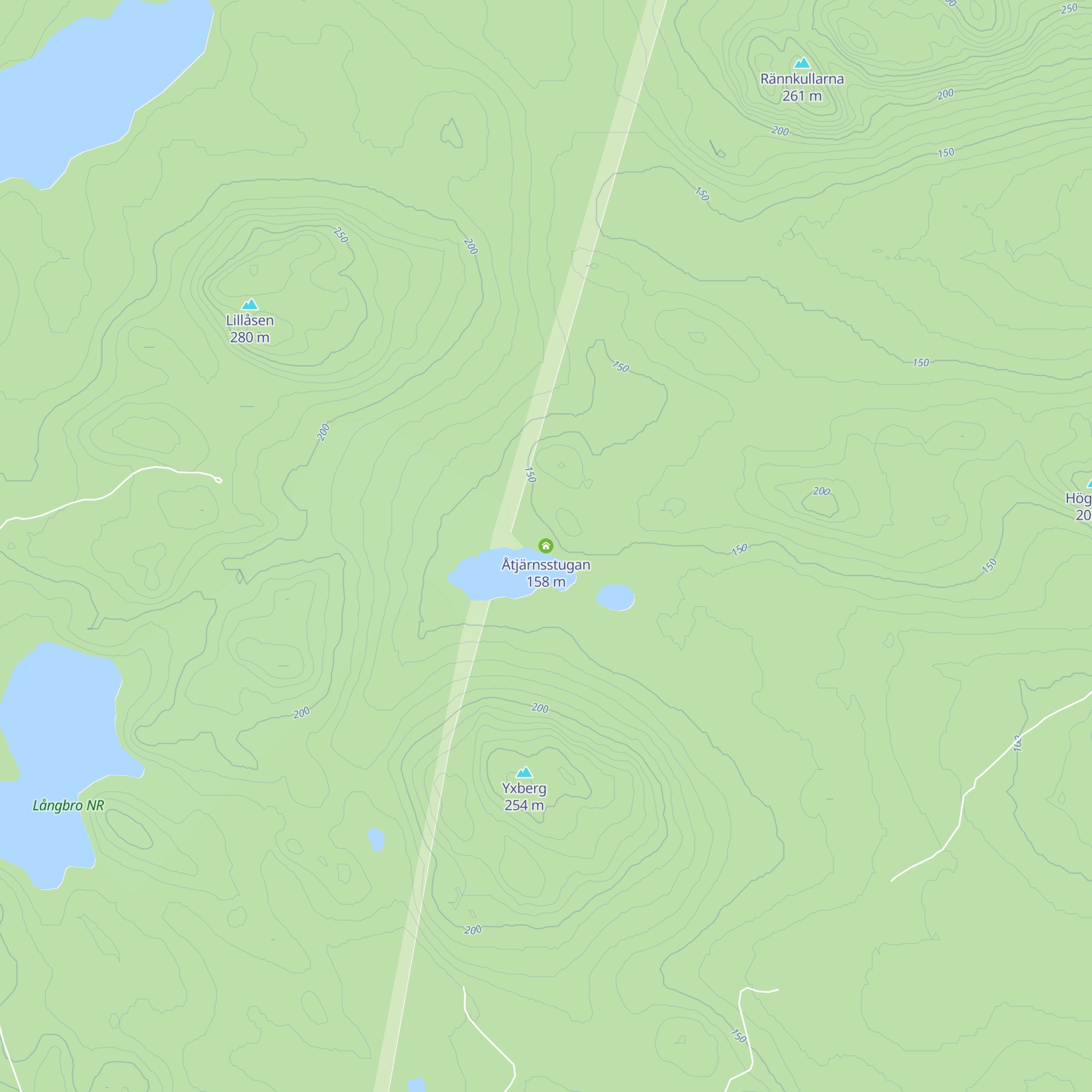 Åtjärnsstugan map