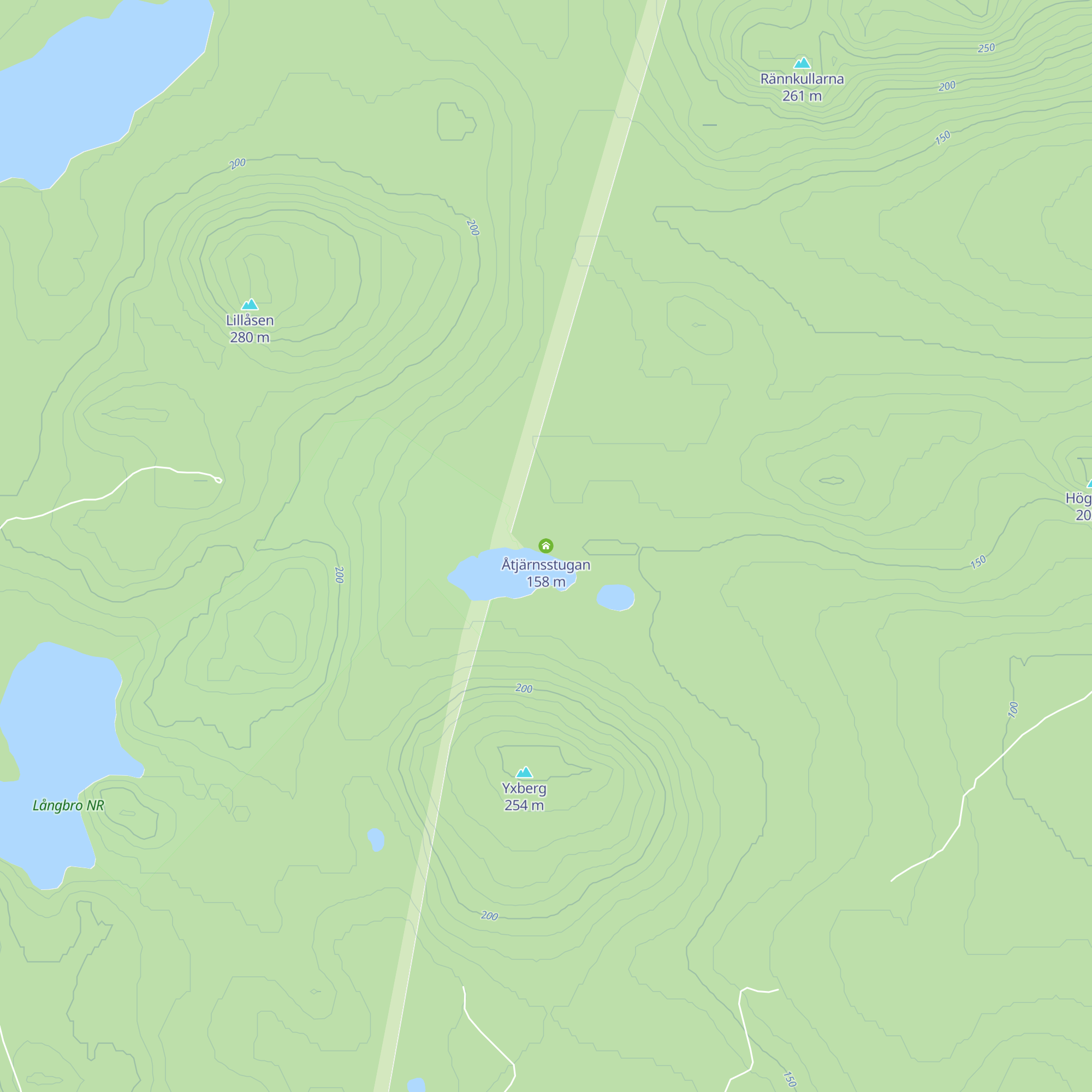 Åtjärnsstugan map