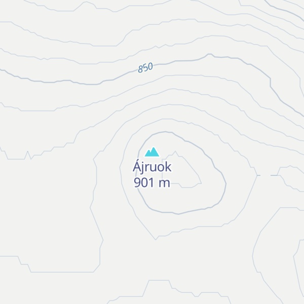 Map of Ájruok
