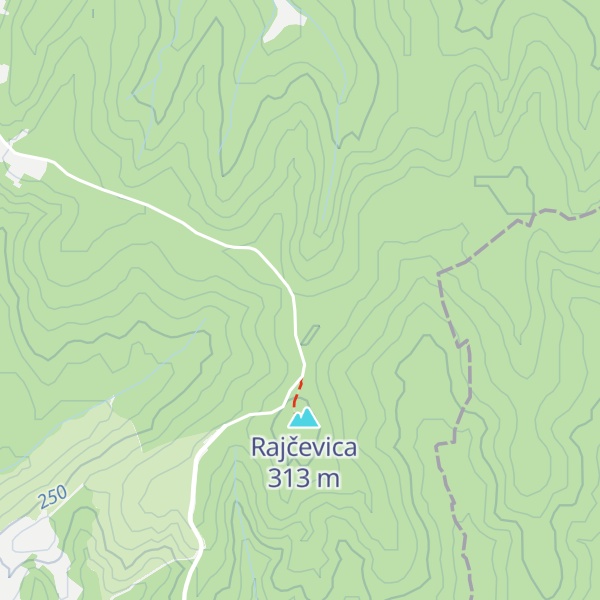 Map of Lugarnica Rajčevica
