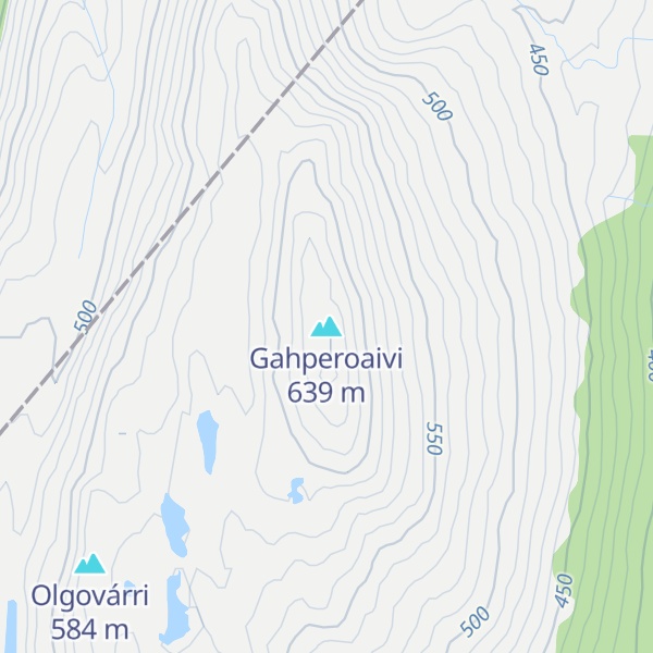 Map of Gahperoaivi