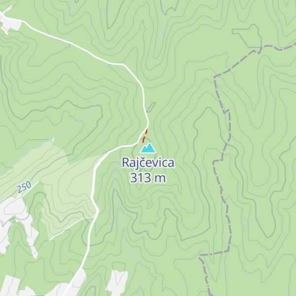 Map of Rajčevica