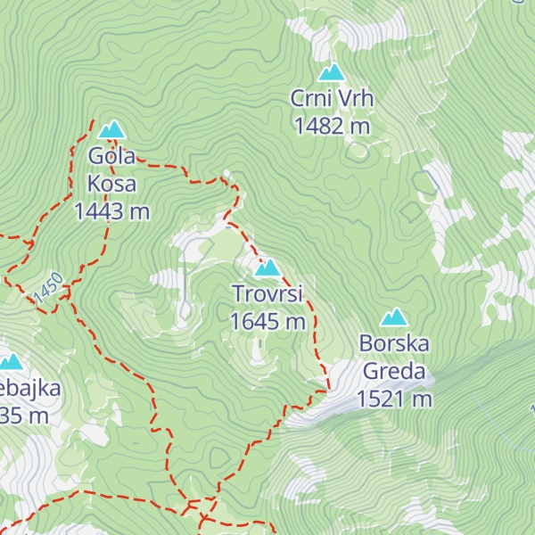 Map of Trovrsi