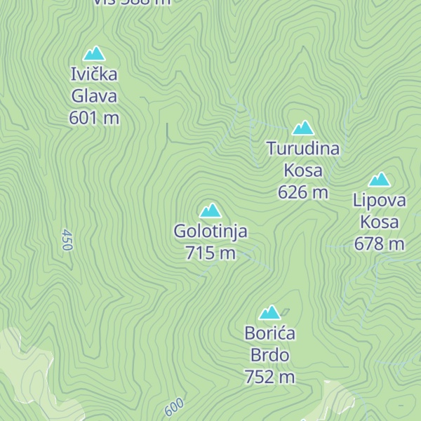 Map of Golotinja