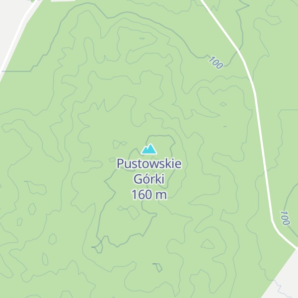 Map of Pustowskie Górki