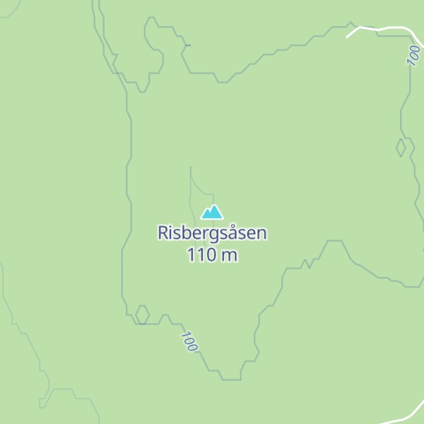 Map of Risbergsåsen