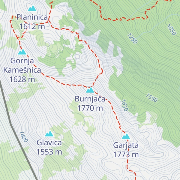 Map of Burnjača