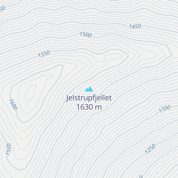 Map of Jelstrupfjellet