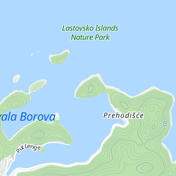 Map of Žrvanj