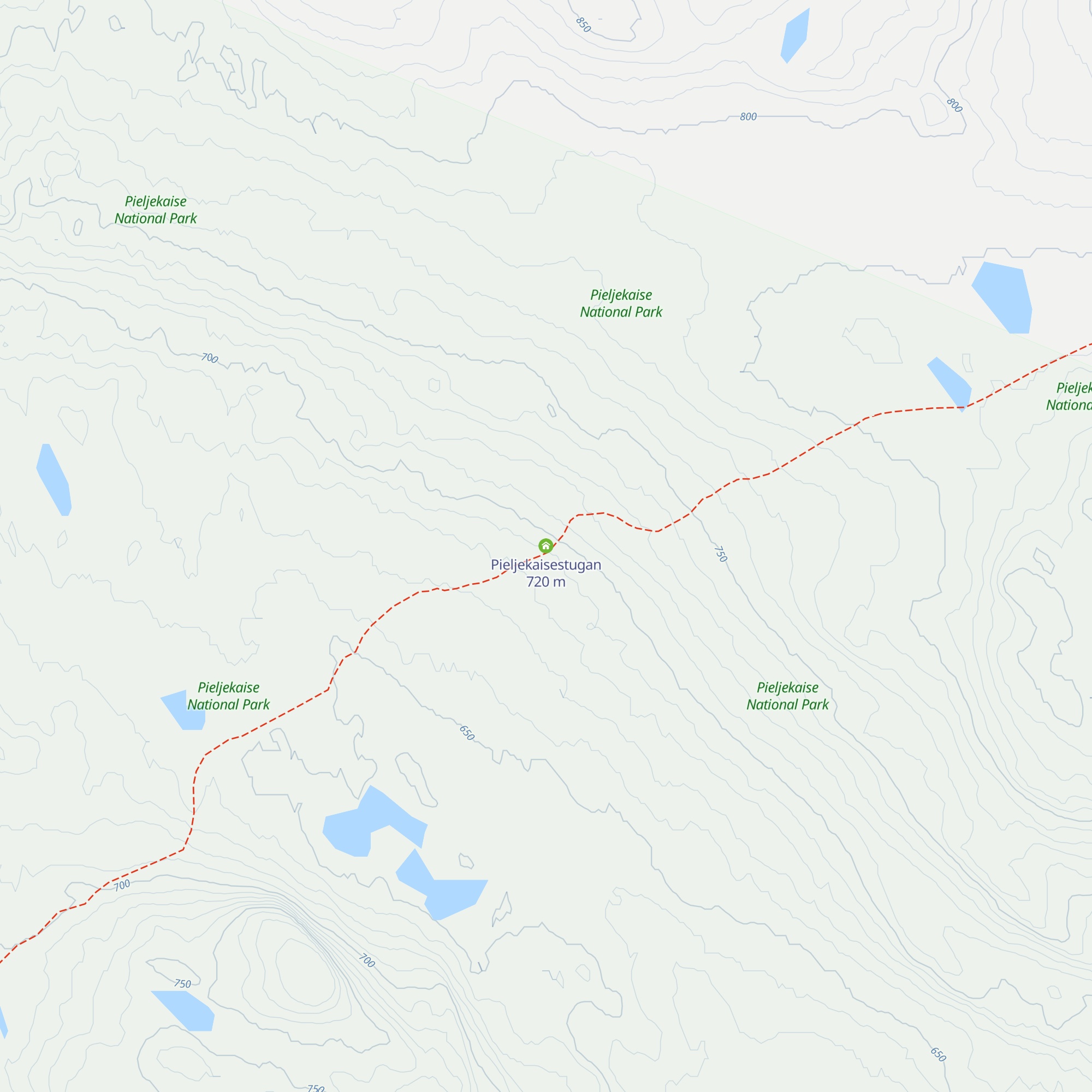 Pieljekaisestugan map