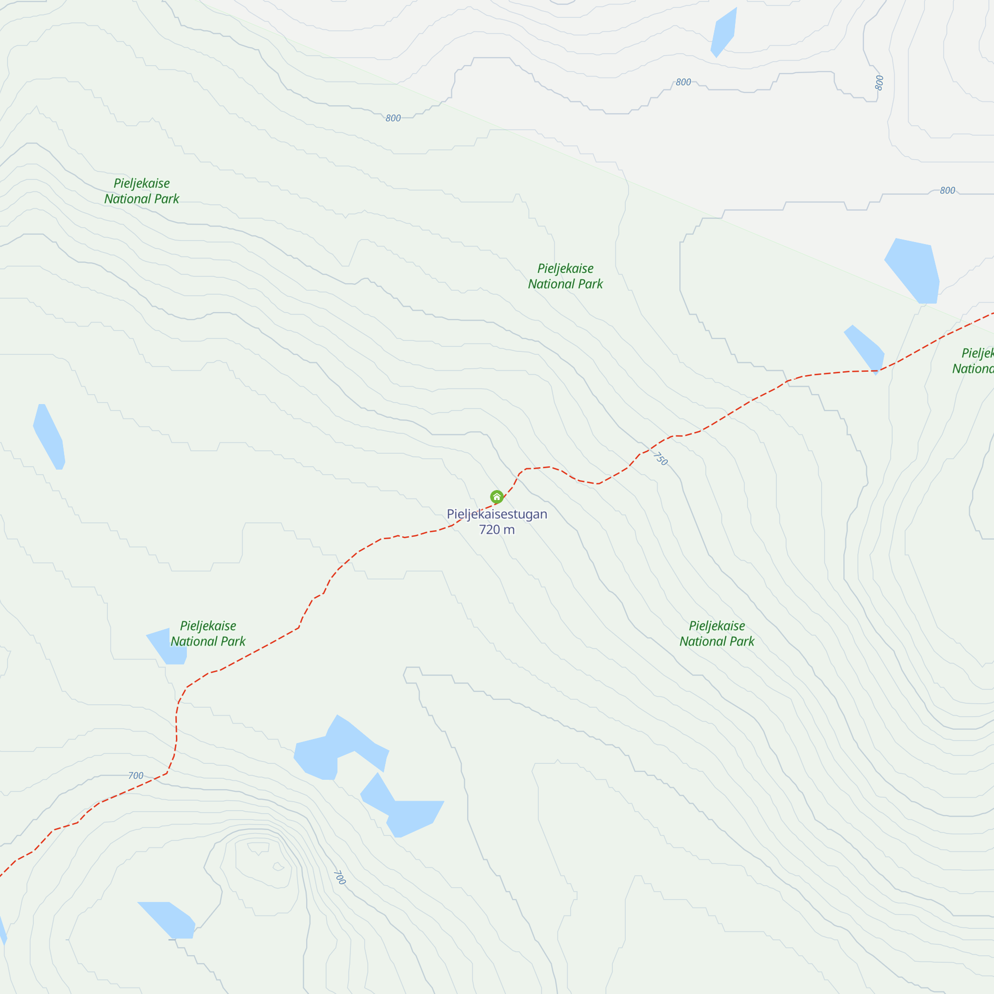 Pieljekaisestugan map