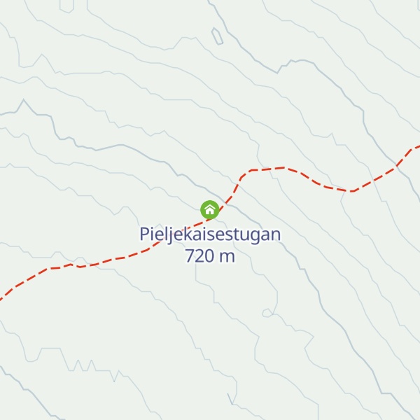 Map of Pieljekaisestugan