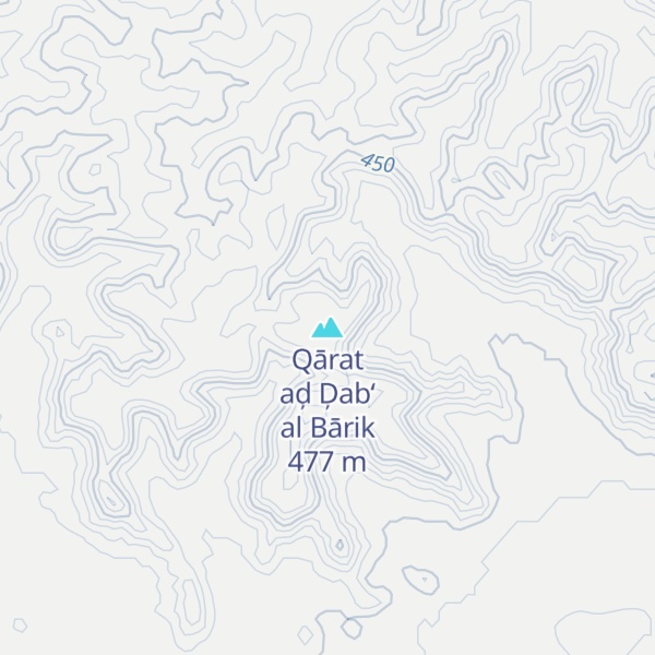 Map of Qārat aḑ Ḑab‘ al Bārik