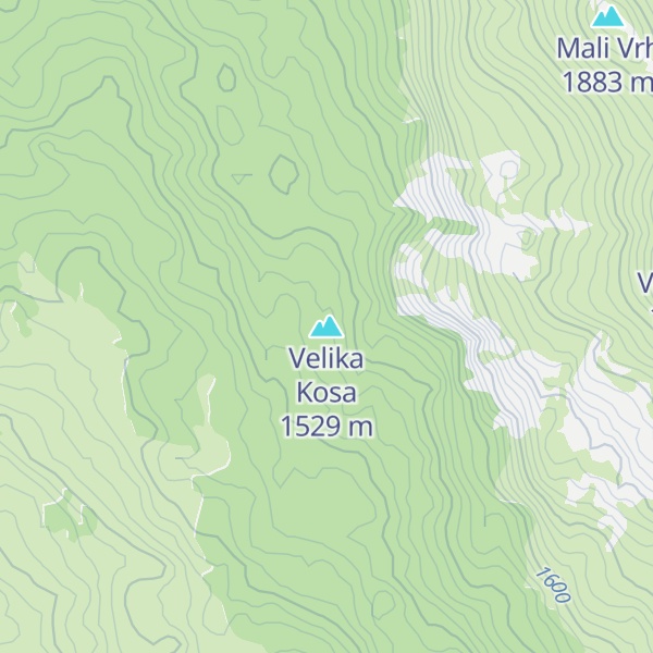 Map of Velika Kosa
