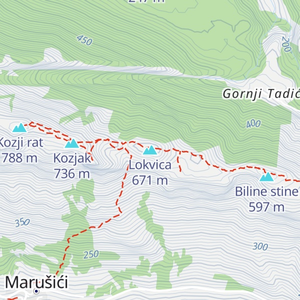 Map of Lokvica