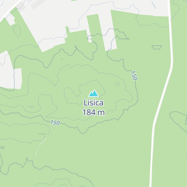Map of Lisica